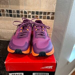 Altra Women's Vibrant Purple and Orange Athletic Shoes